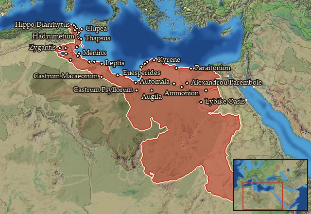 Regions of the Libya mercenary pool