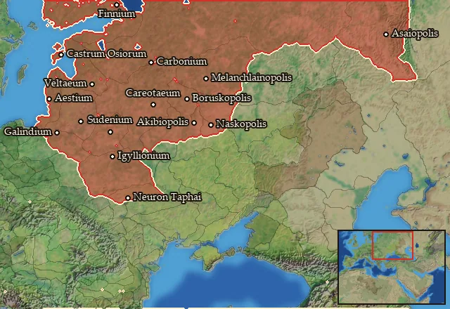 Regions of the Balto-Slavic mercenary pool