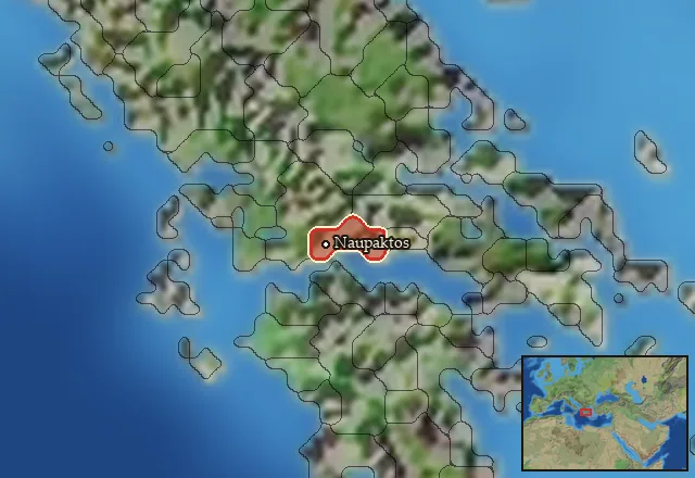 Regions of the Naupaktos mercenary pool