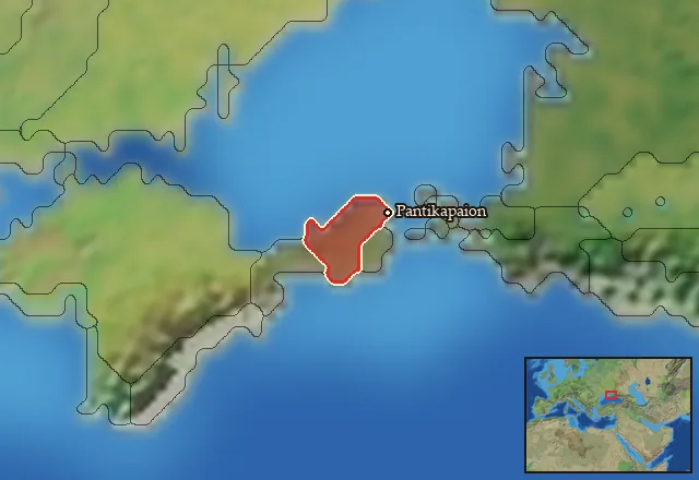 Regions of the Pantikapaion mercenary pool