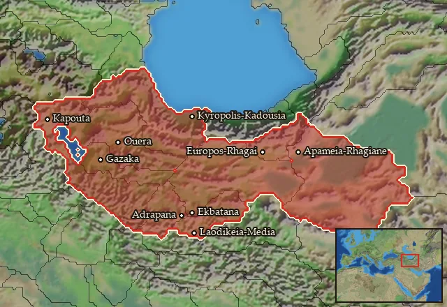 Regions of the Media mercenary pool