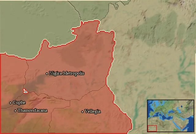 Regions of the Nigiria mercenary pool