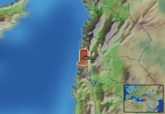 Regions of the Sidon mercenary pool