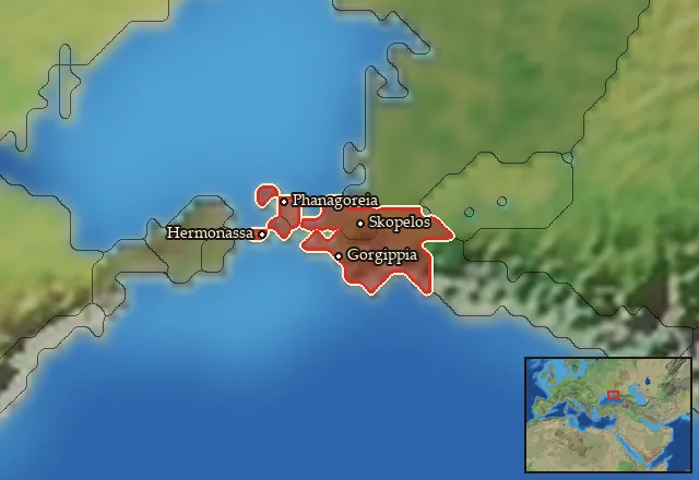 Regions of the Sindike mercenary pool
