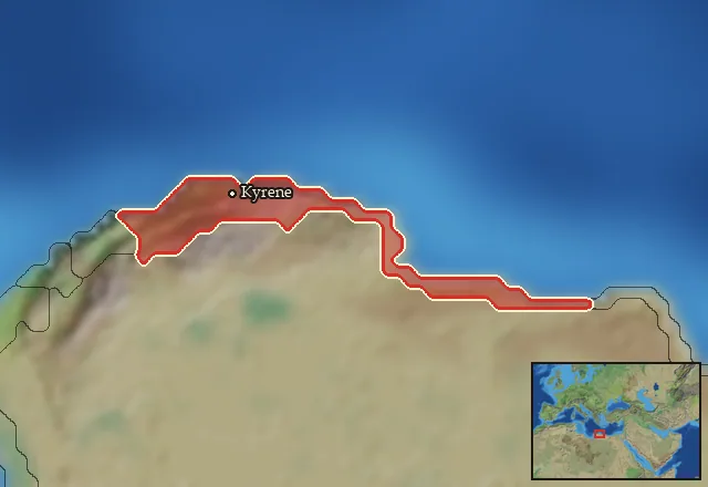 Regions of the Kyrene mercenary pool