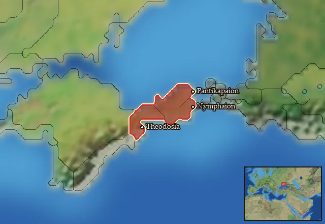 Regions of the Scytho-Bosporan mercenary pool