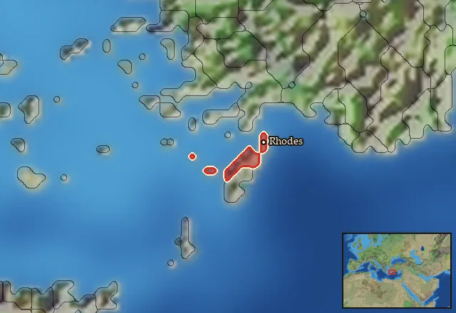 Regions of the Rhodes mercenary pool