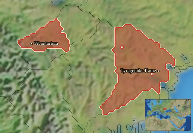 Regions of the Peucini mercenary pool