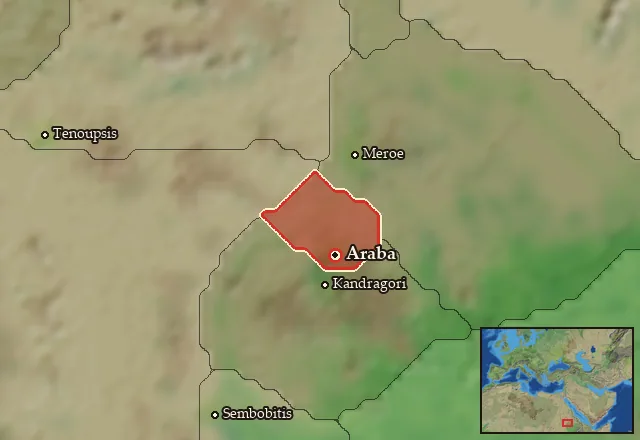 Map of Aborepi and its neighbours