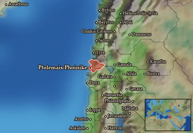 Map of Ake and its neighbours