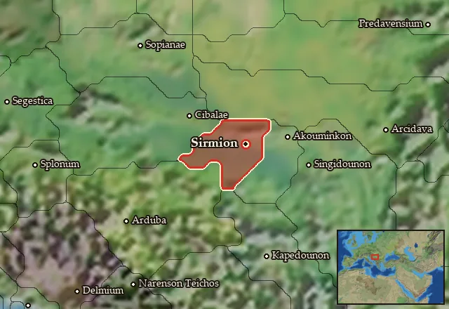 Map of Amantinia and its neighbours