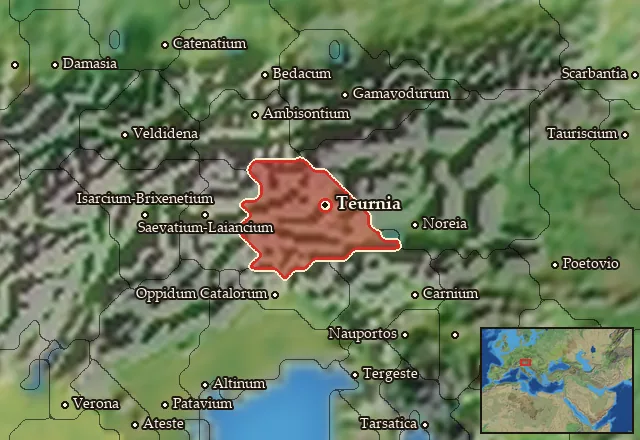 Map of Ambidravia-Ambilicia and its neighbours