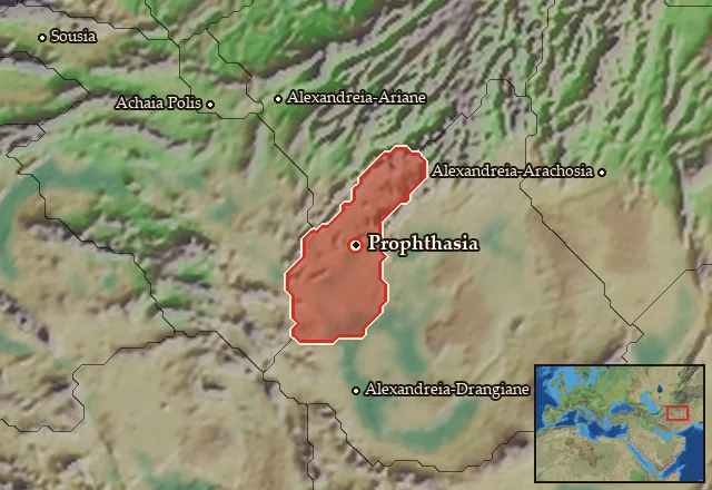 Map of Anaouon and its neighbours