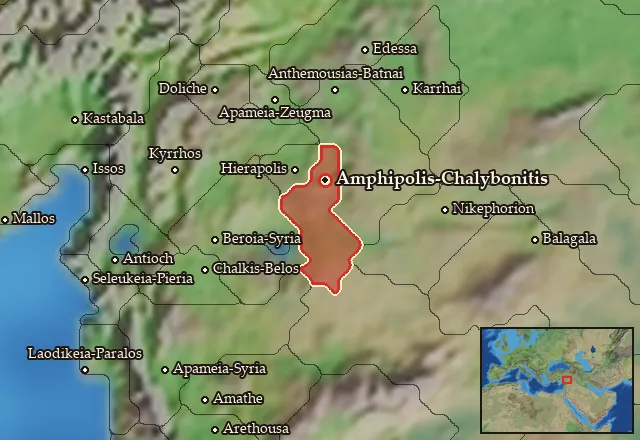 Map of Anatolike Chalybonitis and its neighbours