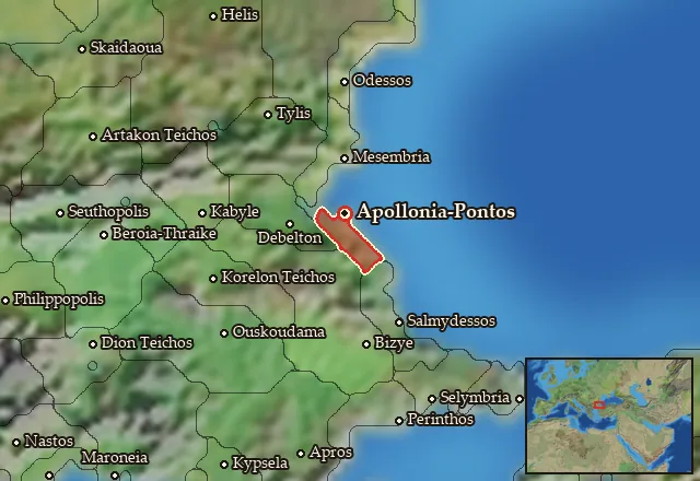 Map of Antheia and its neighbours
