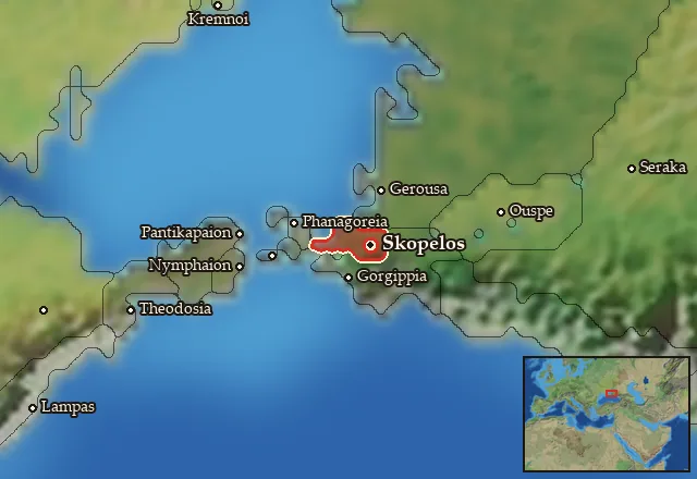 Map of Aspourgiania and its neighbours