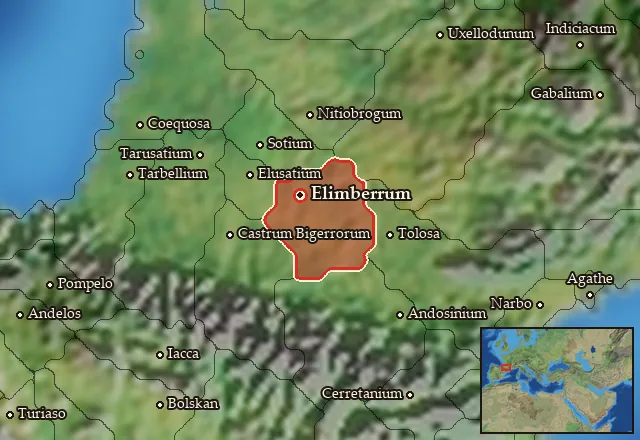 Map of Auscia-Gatia and its neighbours