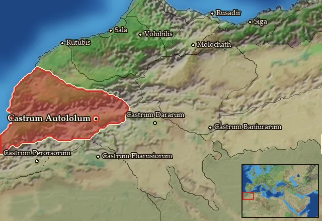 Map of Autololia and its neighbours