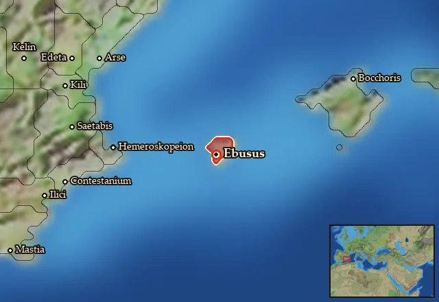 Map of Ay-Bushim and its neighbours