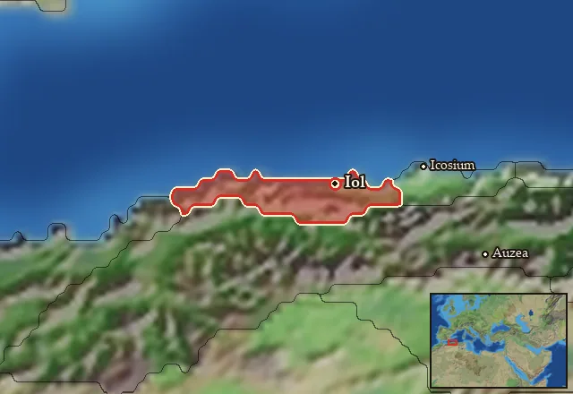 Map of Ay-Khol and its neighbours