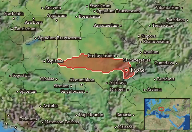 Map of Biephia and its neighbours