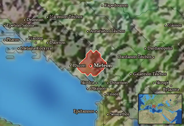 Map of Boreia Labeataia and its neighbours