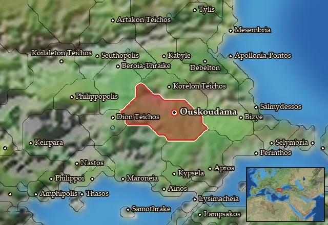Map of Brenaia and its neighbours