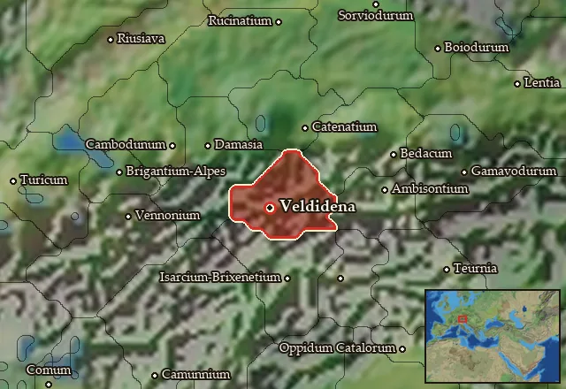 Map of Breunia and its neighbours