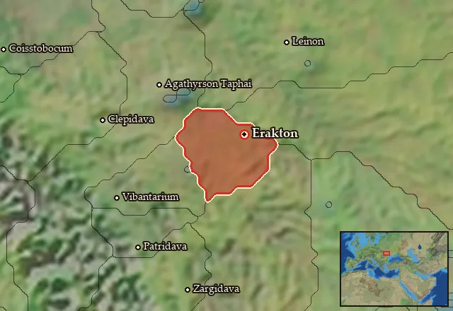 Map of Britolagia and its neighbours