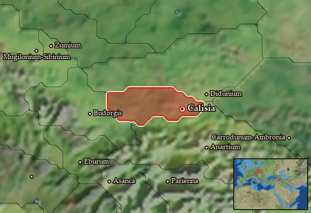 Map of Buria and its neighbours