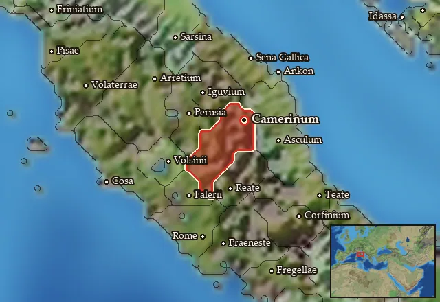 Map of Camertia-Nahartia and its neighbours