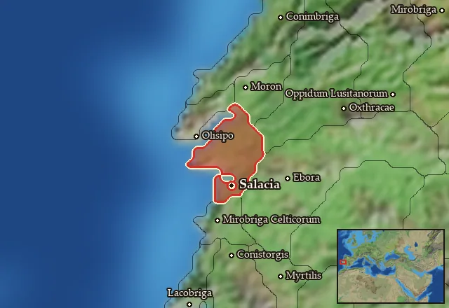 Map of Celticia Maritima and its neighbours