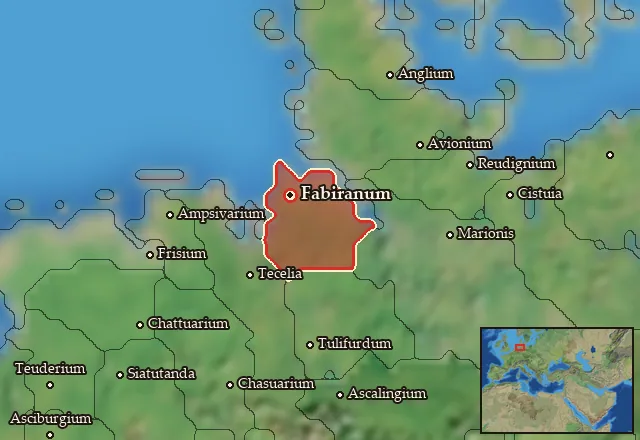 Map of Chaucia Maior and its neighbours