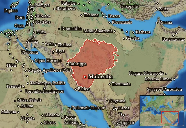 Map of Entos Smyrnophoros and its neighbours