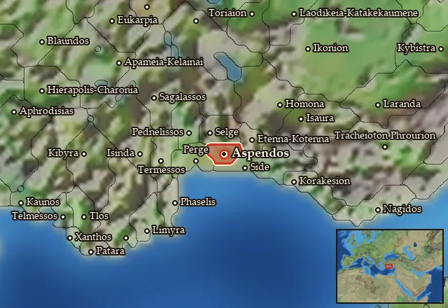 Map of Estwediys and its neighbours