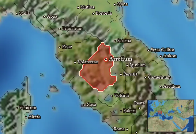 Map of Etruria and its neighbours