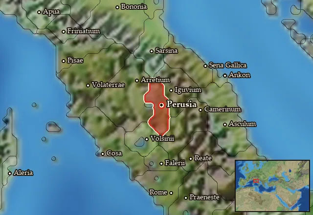 Map of Etruria Orientalis and its neighbours