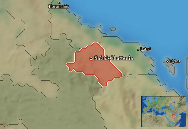 Map of Hesperos Chattenia and its neighbours