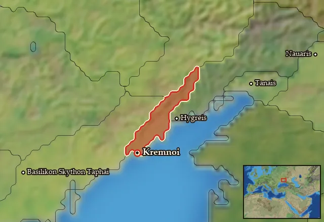 Map of Iazygia and its neighbours