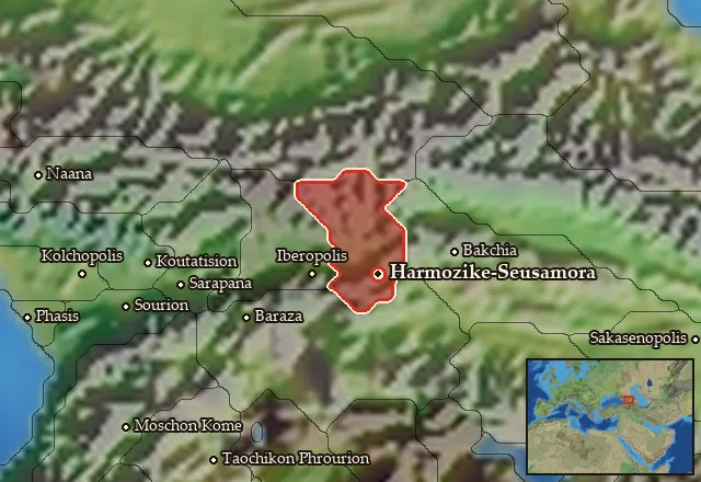 Map of Iberia and its neighbours