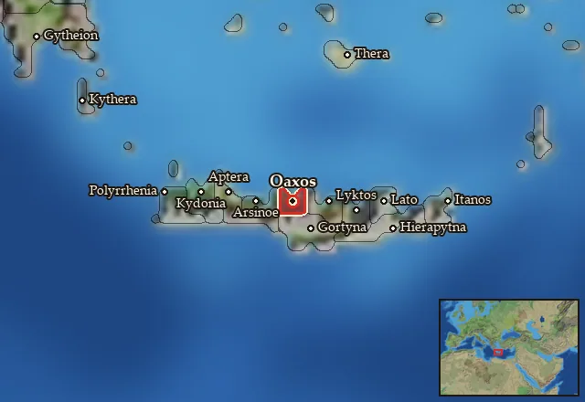 Map of Ida and its neighbours
