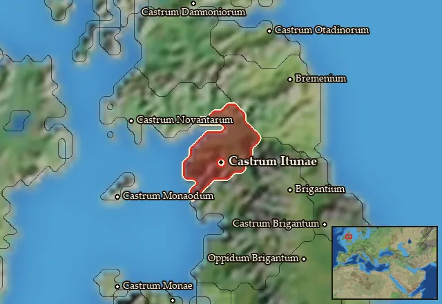 Map of Ituna Aestuarium and its neighbours