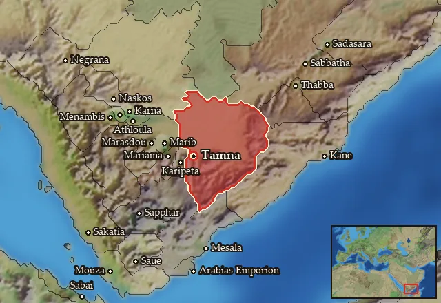 Map of Kattabaneia and its neighbours