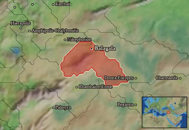 Map of Kauchabenia and its neighbours