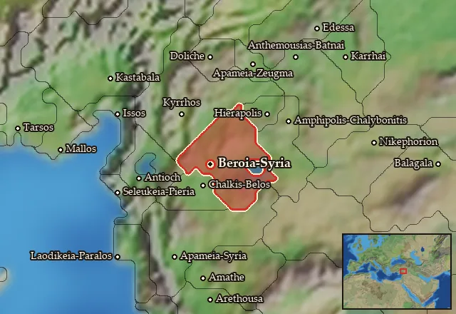 Map of Khalab and its neighbours
