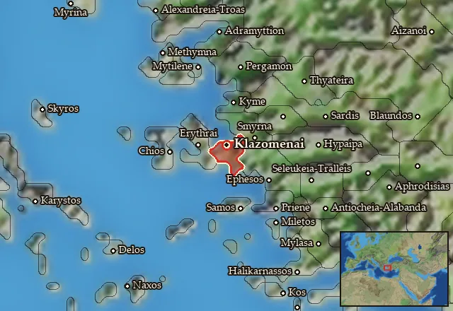 Map of Klazomenia and its neighbours