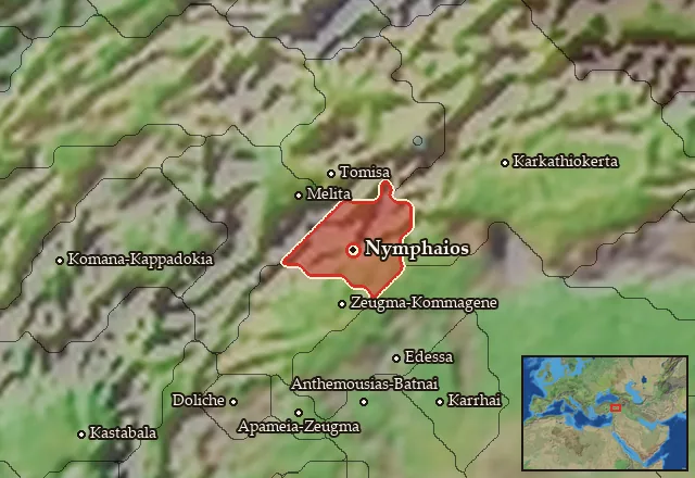 Map of Kommagene and its neighbours