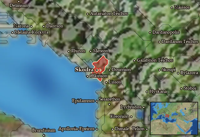 Map of Labeataia and its neighbours