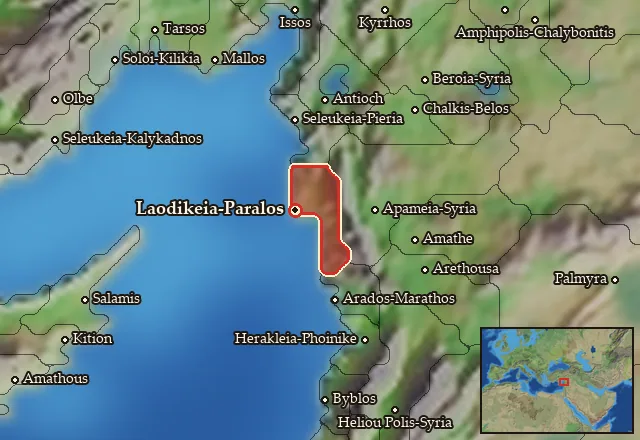 Map of Leuke Akte and its neighbours