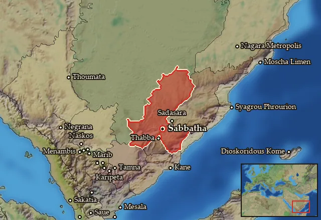 Map of Lhabwat and its neighbours